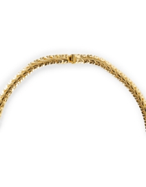 Back image thumbnail - Janis by Janis Savitt - Gold Flat Chain Necklace