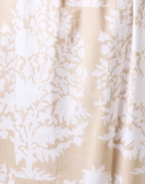 Fabric image thumbnail - Juliet Dunn - Beige and White Print Cotton Dress