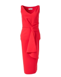 Yoko Red Stretch Jersey Dress