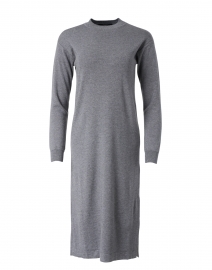 Bonbon Grey Wool Blend Dress