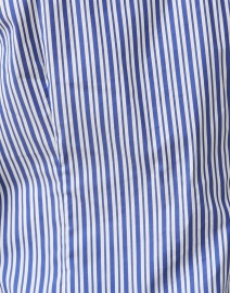 Fabric image thumbnail - Veronica Beard - Joelle Blue and White Striped Blouse 