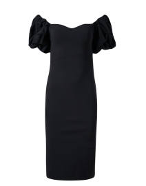 Product image thumbnail - Chiara Boni La Petite Robe - Gavril Black Off-the-Shoulder Dress