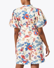 Back image thumbnail - Chloe Kristyn - Dara Floral Print Shirt Dress