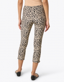 Back image thumbnail - Jude Connally - Lucia Camel Cheetah Printed Pull-On Ankle Pant