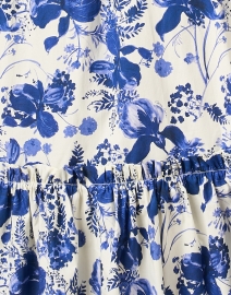 Fabric image thumbnail - Cara Cara - Hutton Blue and White Print Cotton Shirt Dress
