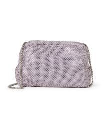 Brooke Lilac and Silver Diamante Clutch