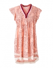 Sasha Pink and White Floral Lace Dress