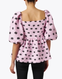 Back image thumbnail - Stine Goya - Kinsley Pink Jacquard Shirt