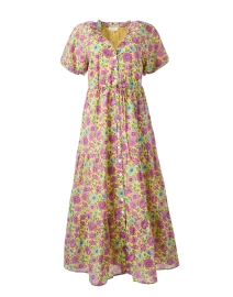 Poppy Multi Floral Print Cotton Dress