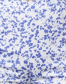 Fabric image thumbnail - Piazza Sempione - Audrey Blue Speckle Print Capri Pant