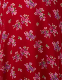 Fabric image thumbnail - L.K. Bennett - Keira Red Floral Silk Dress