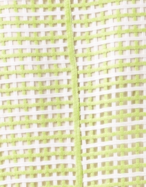 Fabric image thumbnail - Rani Arabella - Green and White Woven Jacket