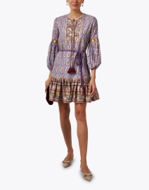 Look image thumbnail - Oliphant - Multi Paisley Printed Cotton Silk Dress