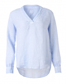 Sky Blue Soft Fade Linen Shirt