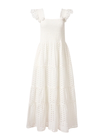 Madi White Lace Cotton Dress