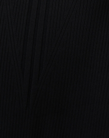 Fabric image thumbnail - Ecru - Black Rib Knit Dress