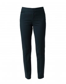 Madison Forest Green Cotton Power Stretch Pant