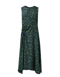 Lara Green and Navy Print Dress
