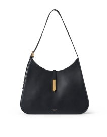 Product image thumbnail - DeMellier - Large Tokyo Black Leather Shoulder Bag