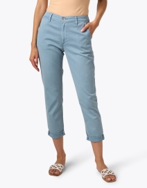 Front image thumbnail - AG Jeans - Caden Blue Stretch Cotton Pant