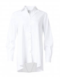 Finley - Trapeze White Button Up Shirt