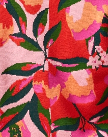 Fabric image thumbnail - Farm Rio - Papaya Multi Intarsia Cardigan