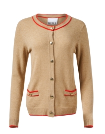 Product image thumbnail - Weill - Sihane Camel Cashmere Cardigan