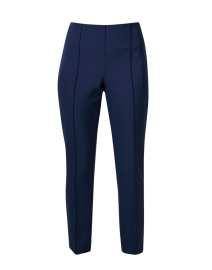 Product image thumbnail - Lafayette 148 New York - Gramercy Navy Stretch Pintuck Pant