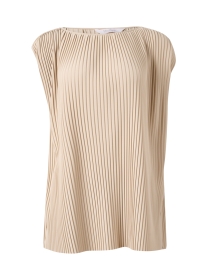 Cambusa Beige Pleated Top