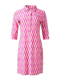 Susanna Pink Geo Print Dress
