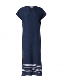 Roberts Navy Linen Dress