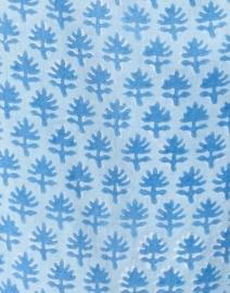 Fabric image thumbnail - Oliphant - Fern Blue Print Cotton Voile Dress