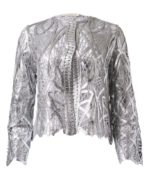 Silver Lace Topper Jacket