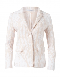 Grenelle Peony Pink and White Jacquard Jacket