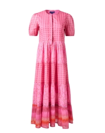 Product image thumbnail - Ro's Garden - Daphne Pink Print Dress