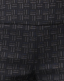 Fabric image thumbnail - Elliott Lauren - Black Print Pull On Ankle Pant