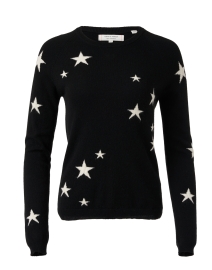 Black Cashmere Intarsia Sweater 