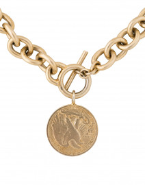 Janis by Janis Savitt - Liberty Matte Gold Necklace 