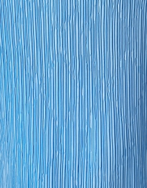 Fabric image thumbnail - Lafayette 148 New York - Blue Plisse Satin Blouse