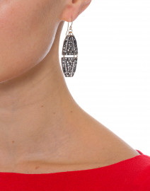Cloister Silver Crystal Drop Earrings