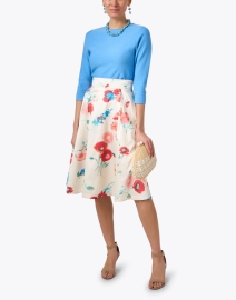 Look image thumbnail - Frances Valentine - Shelley White Multi Floral Skirt