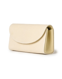 Front image thumbnail - J Markell - Baby Grande Ivory Stingray Clutch