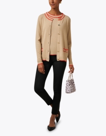 Look image thumbnail - Weill - Sihane Camel Cashmere Cardigan