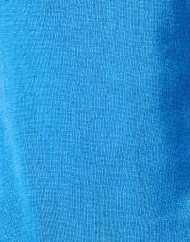 Fabric image thumbnail - Blue - Blue Pima Cotton Boatneck Sweater