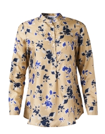 Product image thumbnail - Rosso35 - Beige Print Silk Blouse