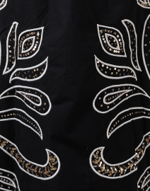 Fabric image thumbnail - Figue - Kali Black and White Embroidered Cotton Dress