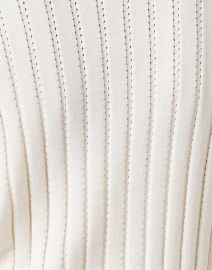 Fabric image thumbnail - BOSS - Fempali White Pointelle Sweater