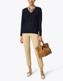 Look image thumbnail - Vince - Weekend Navy Cashmere Sweater