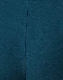 Fabric image thumbnail - Eileen Fisher -  Teal Stretch Slim Ankle Pant