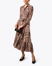 Look image thumbnail - Figue - Teagan Cheetah Print Midi Dress